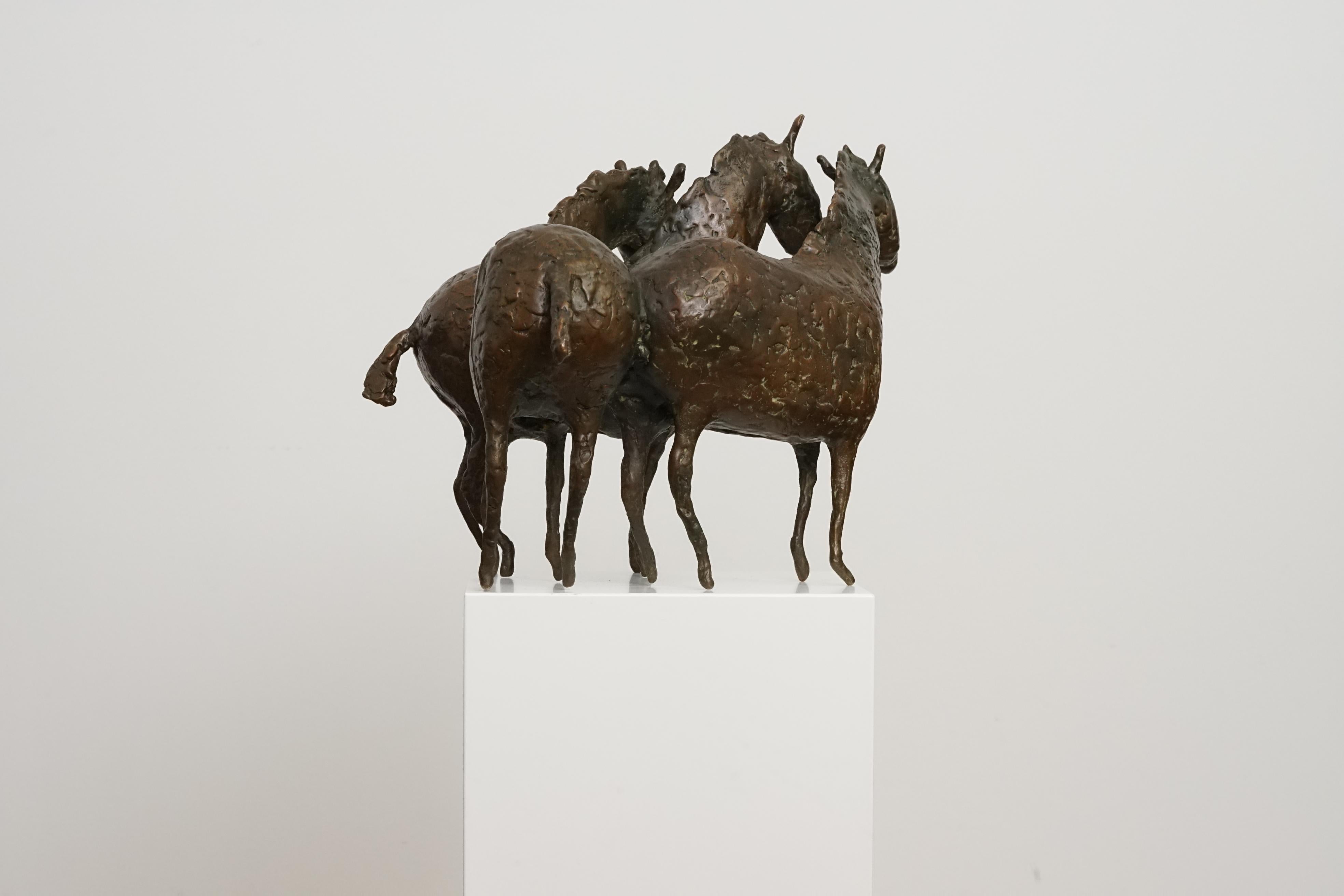 Caballo opulento bronce de Wolfgang Binding 2002 en Bueno estado para la venta en Kelkheim (Taunus), HE