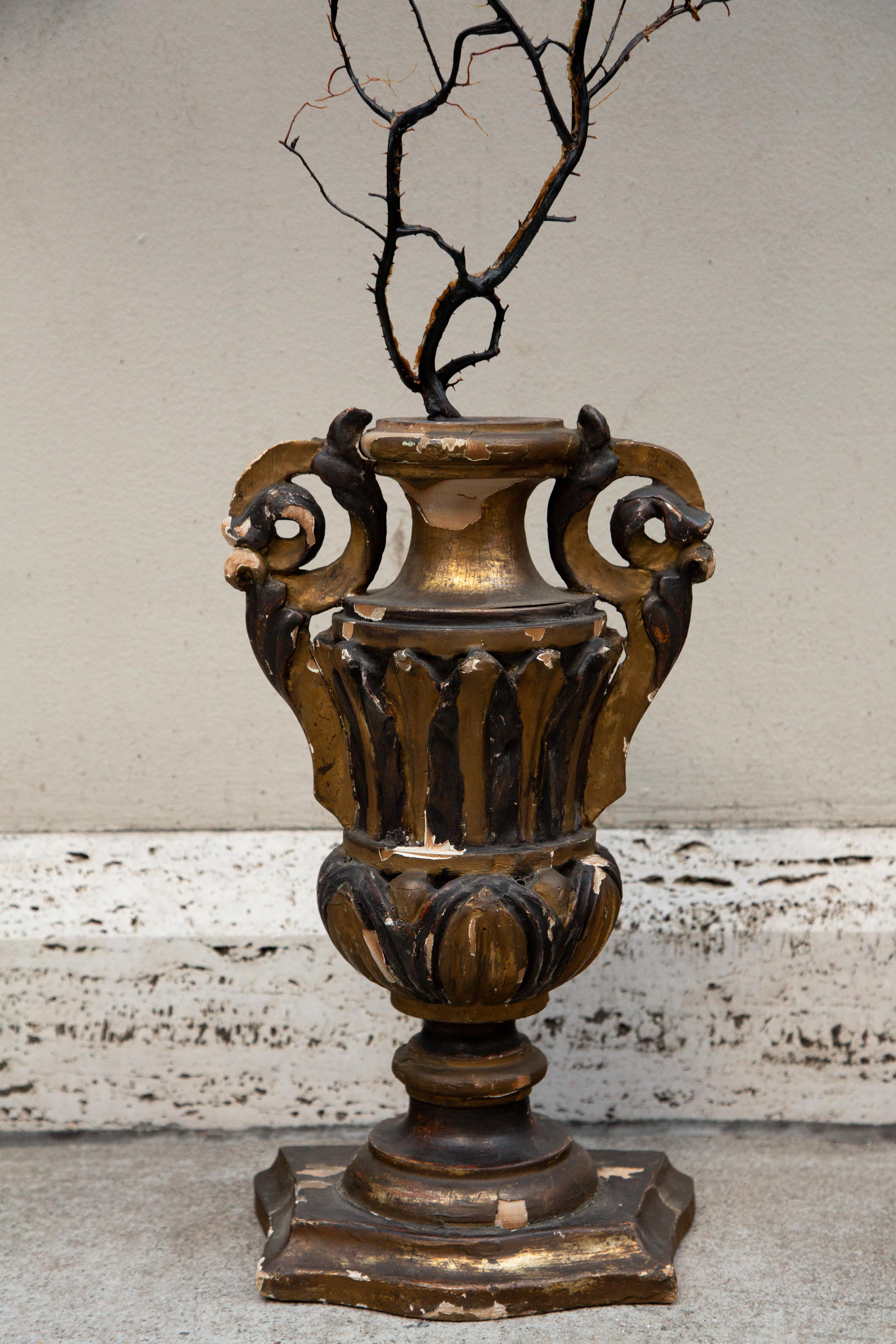 Opulent Ocean: Extra-Large Sea Fans on Antique Gilded Bases-60