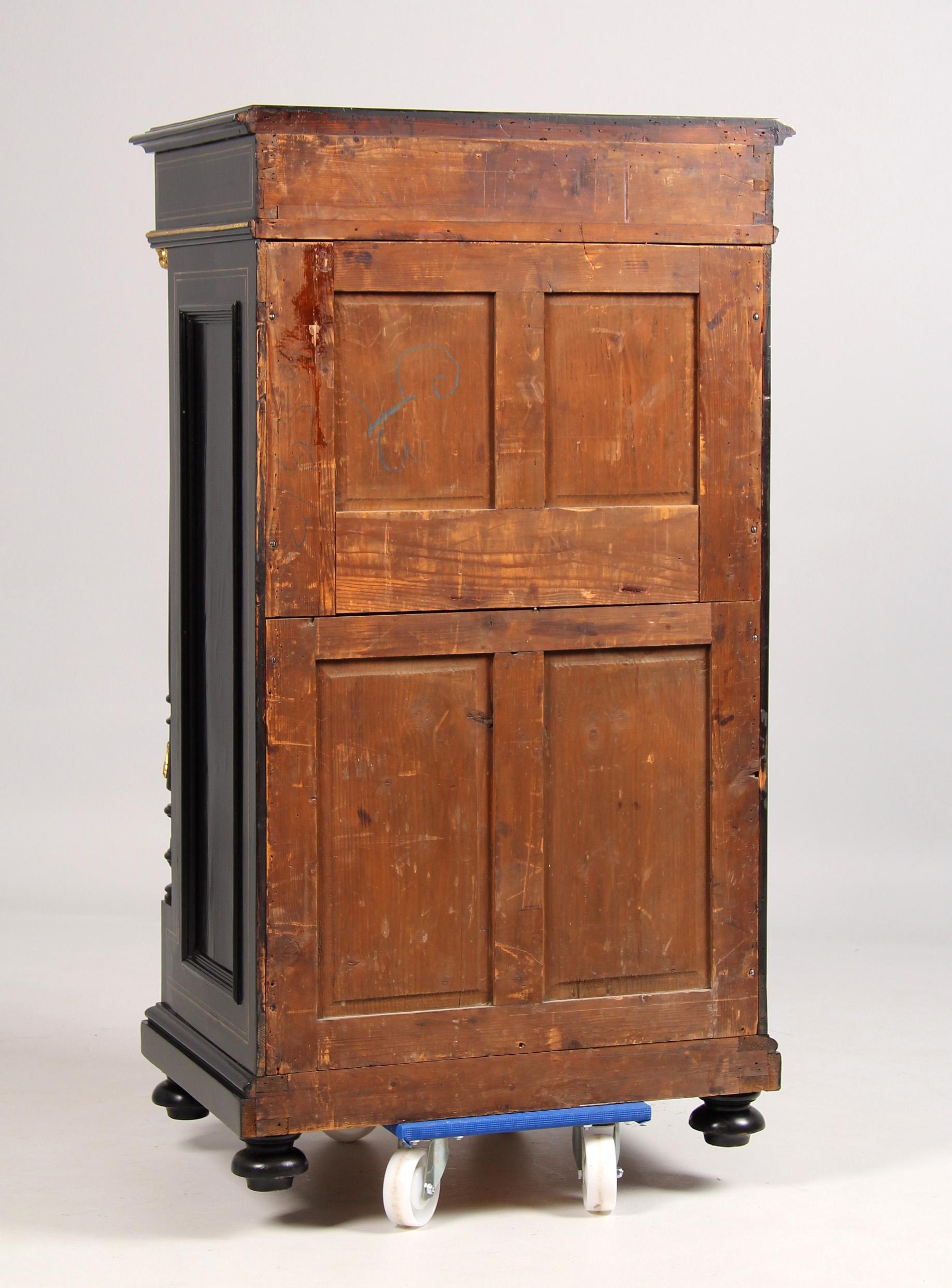 Opulent Secretary in Napoleon III - Makart Style, Vienna, circa 1880 in vendita 10