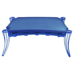 Opus Blue Garden Pouf by Carlo Rampazzi