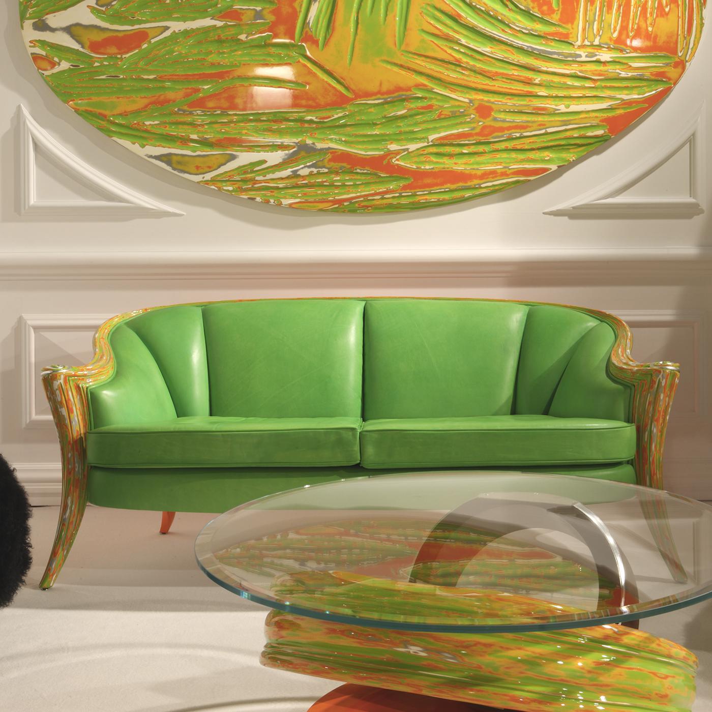 Italian Opus Futura 2-Seat Sofa by Carlo Rampazzi For Sale
