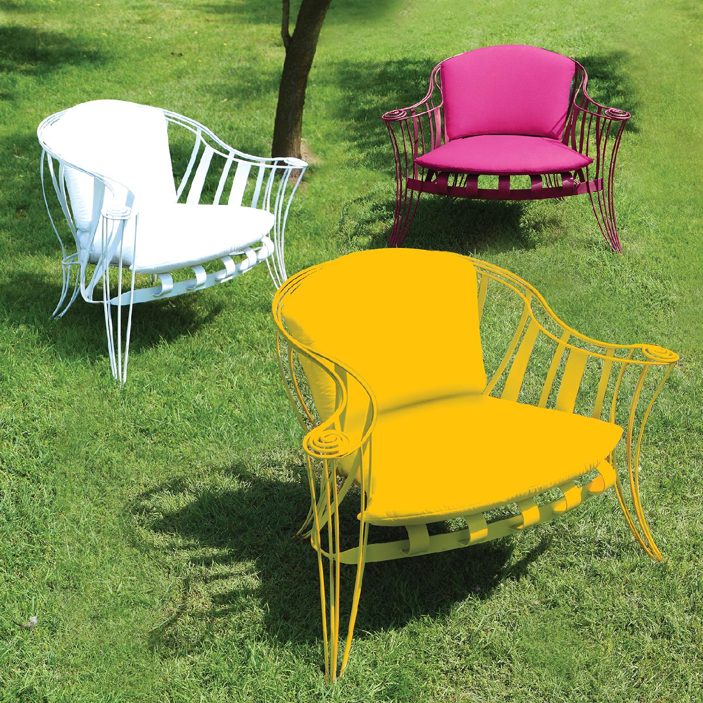 Opus Garden Yellow Armchair by Carlo Rampazzi In New Condition For Sale In Milan, IT