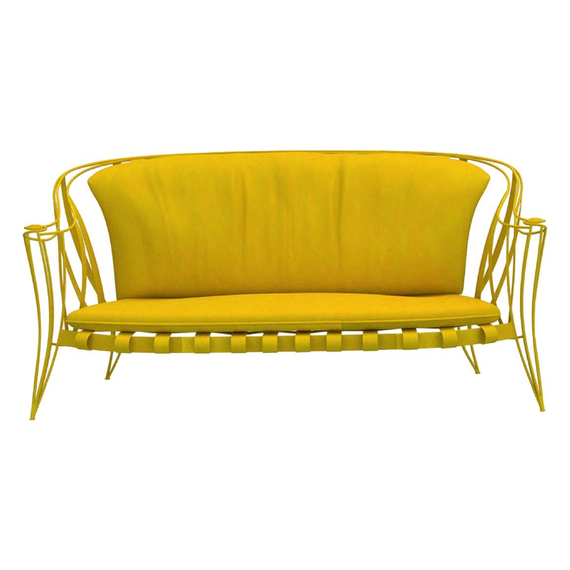 Gelbes Sofa von Opus Garden by Carlo Rampazzi