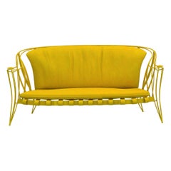 Gelbes Sofa von Opus Garden by Carlo Rampazzi