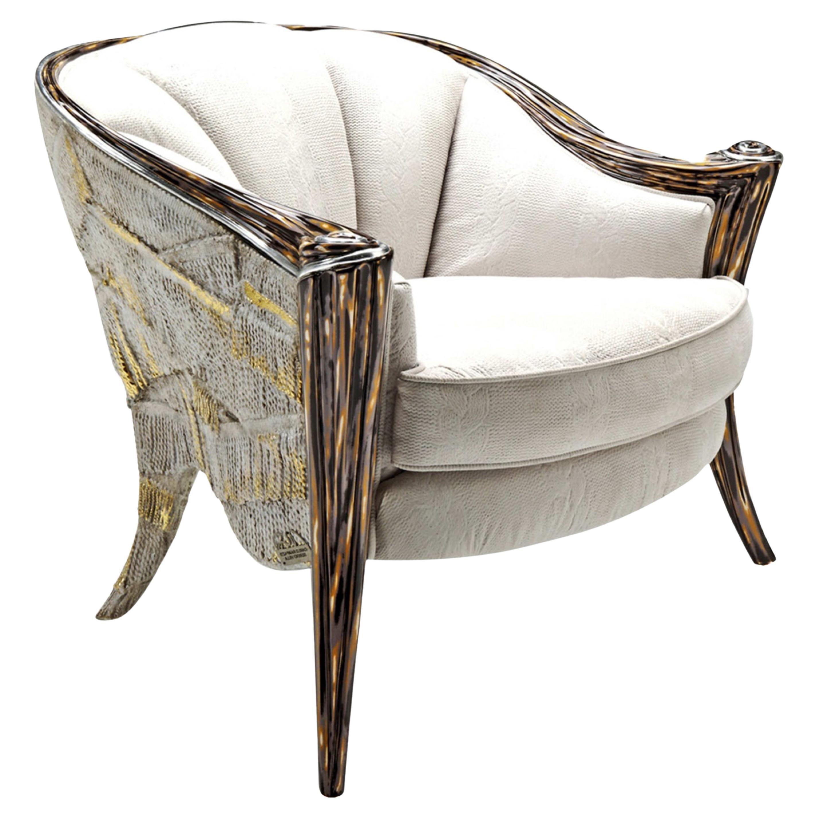 Opus Nappette Armchair by Carlo Rampazzi For Sale