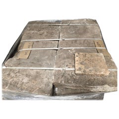 Opus Roman Solid Antique Limestone Flooring, 17th Century