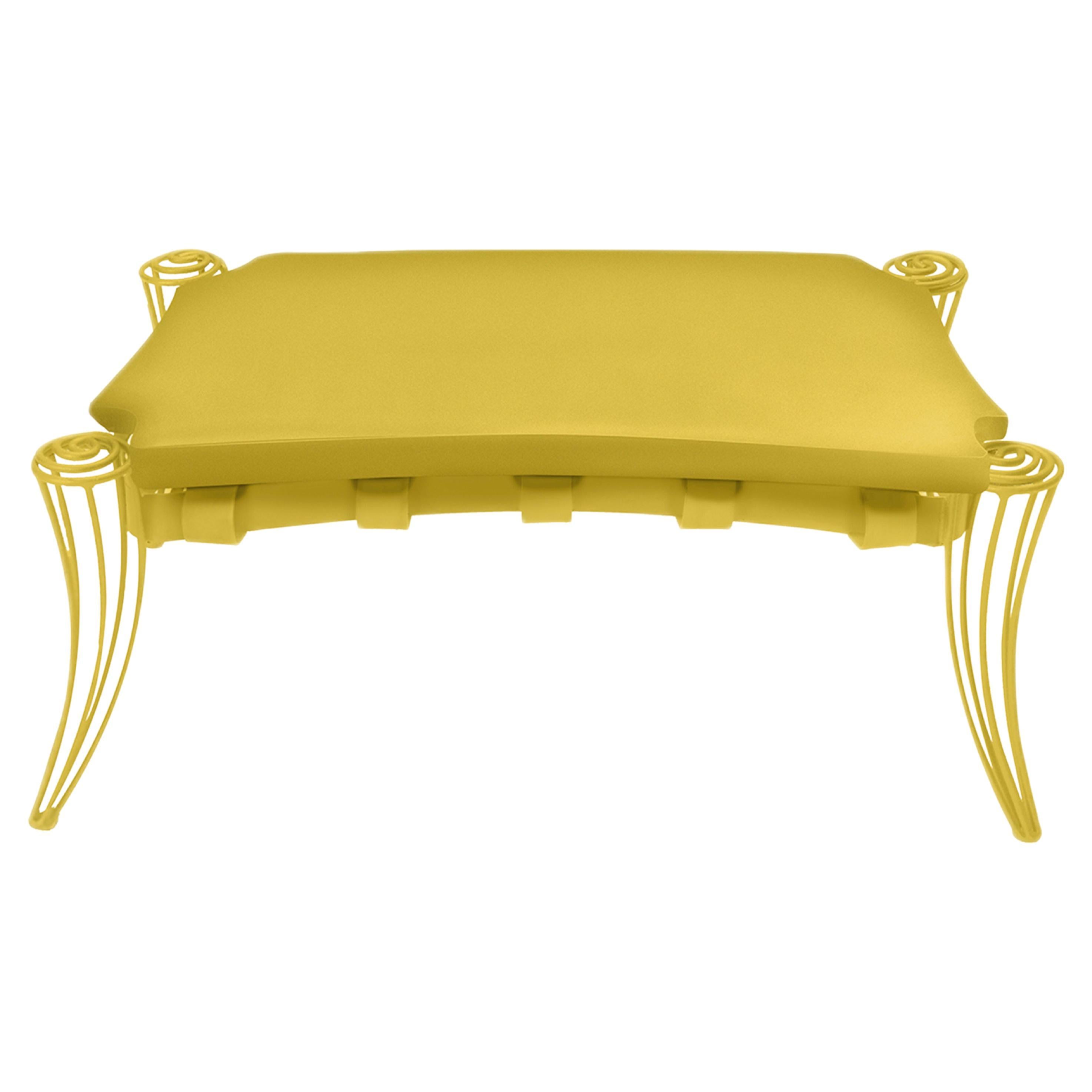 Opus Yellow Garden Pouf by Carlo Rampazzi For Sale