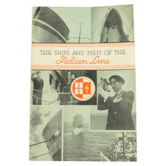 Popular brochure of life aboard the ships of the ITALIAN Line company