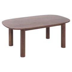 Ora 76" Black Walnut Dining Table