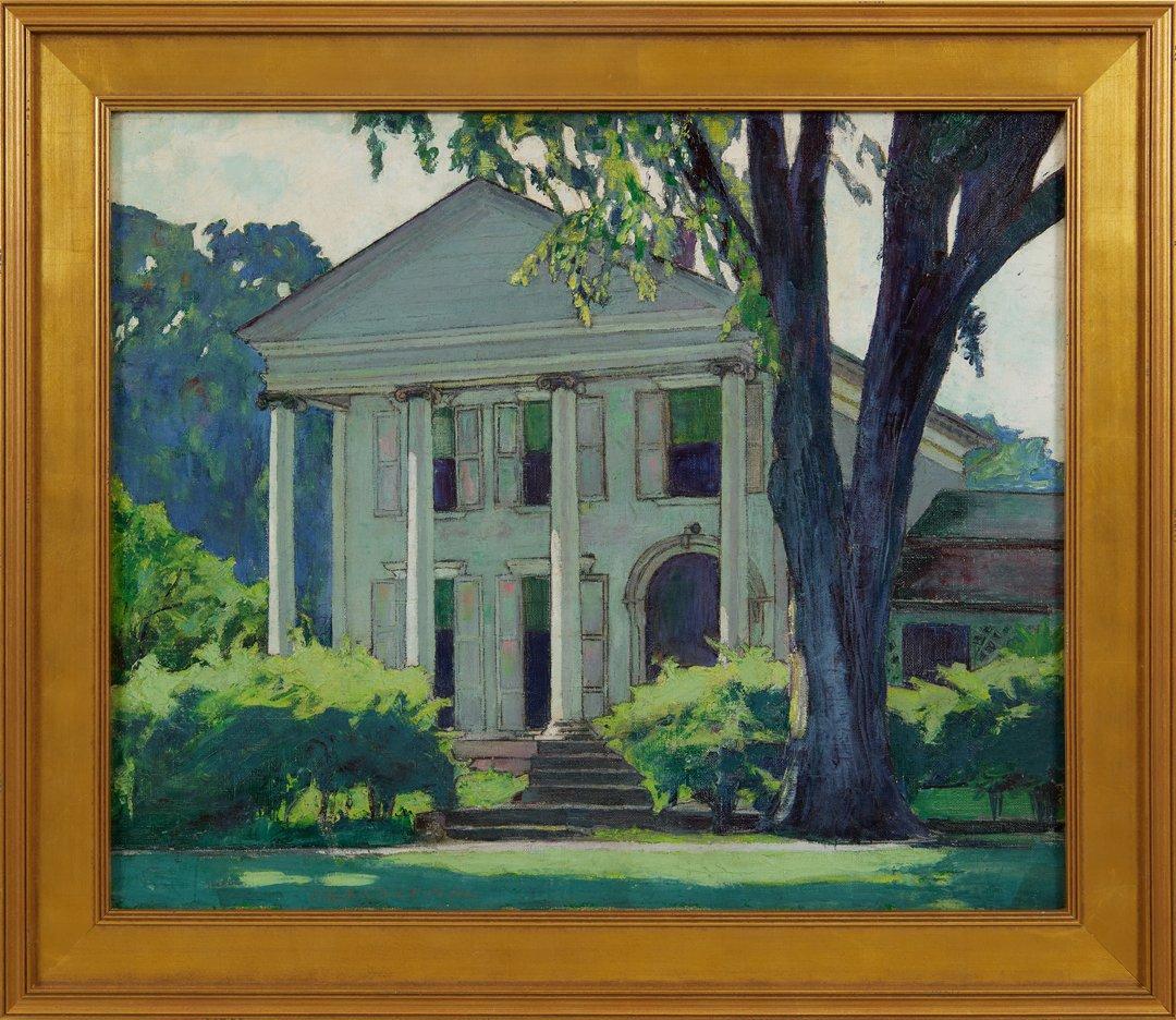 House in Hudson, Ohio, Late 19th Century Painting by Cleveland School Artist
