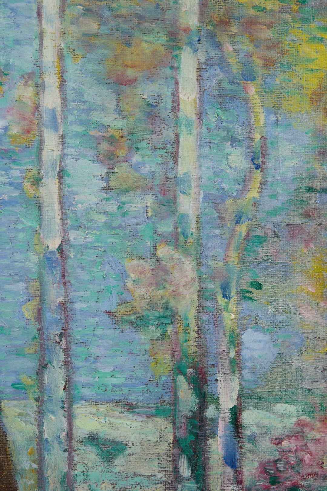 Ora Coltman (estadounidense, 1858-1940)
Retrato de De Forest Mellon, 1922
Óleo sobre lienzo
30 x 25 pulgadas
35,5 x 30,25 pulgadas, enmarcado

Ora Coltman nació en 1858 en Shelby, Ohio, pero pasó la mayor parte de su vida artística activa en