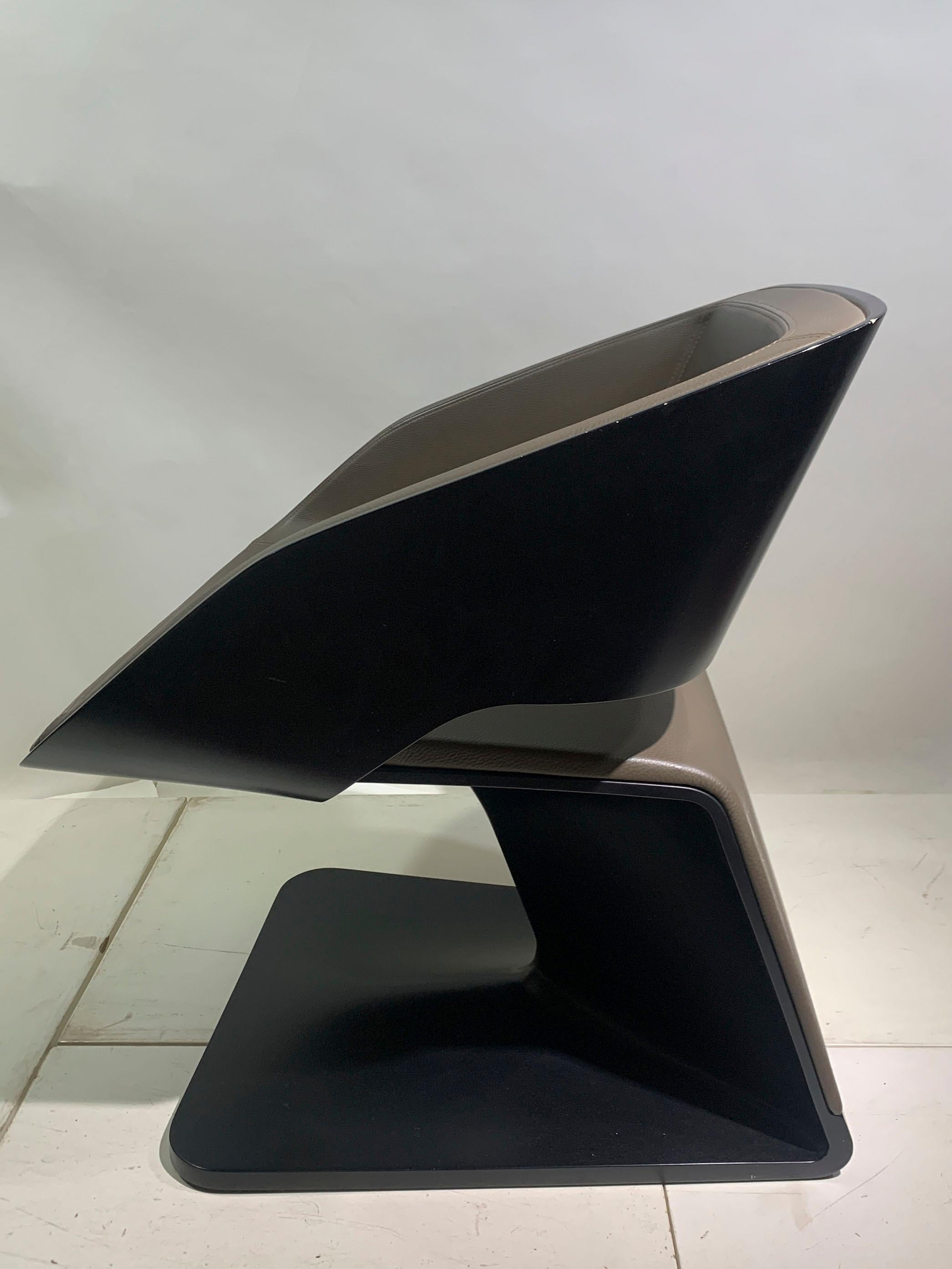 Fauteuil Ora-Gami avec repose-pieds conçu par Ora Ito pour Steiner Paris Bon état - En vente à Beirut, LB