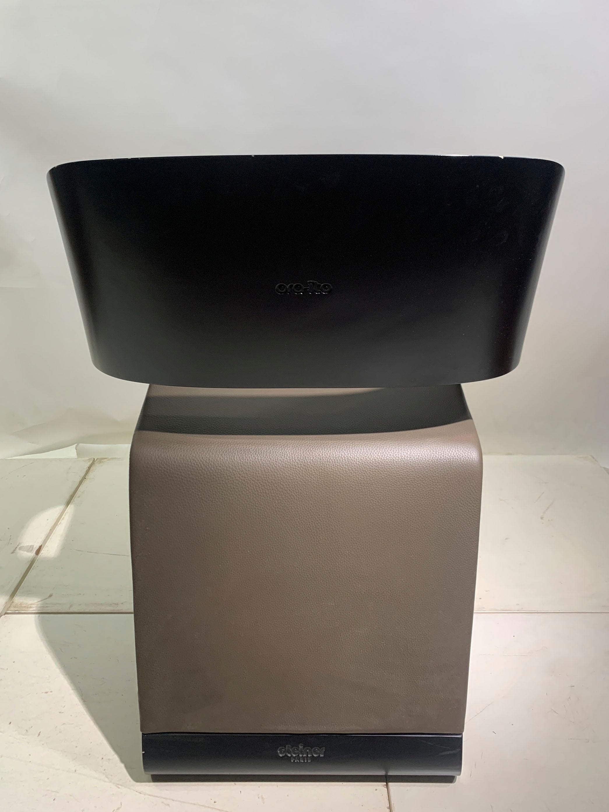 XXIe siècle et contemporain Fauteuil Ora-Gami avec repose-pieds conçu par Ora Ito pour Steiner Paris en vente