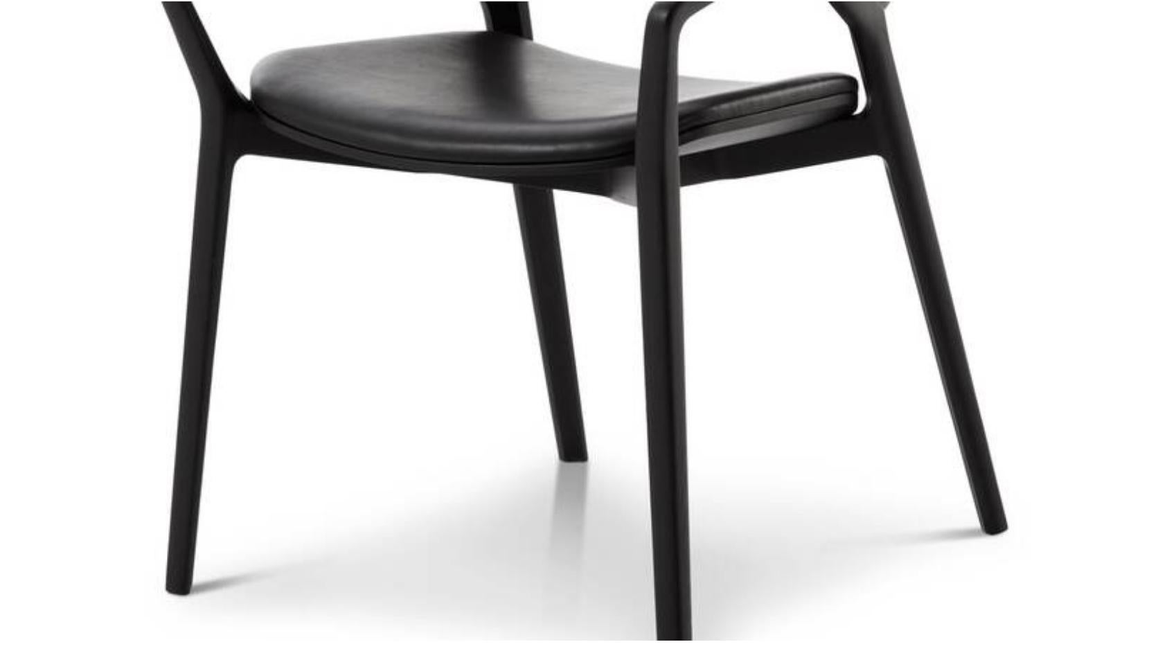Ora Ito, Frassino Tinto Nero Ico Stuhl für Cassina im Angebot 1