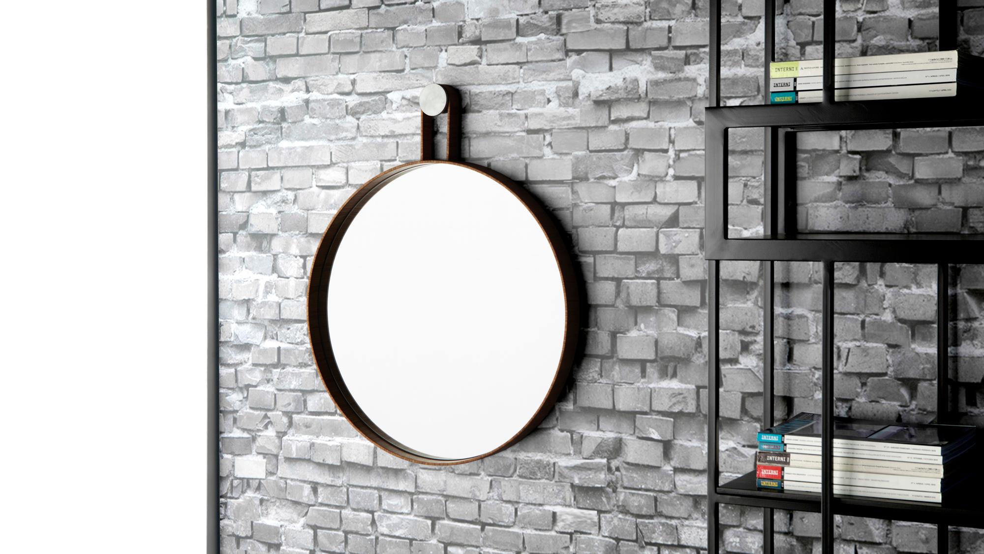 Ora Mirror by Doimo Brasil
Dimensions:  D 60 x H 5 cm 
Materials: Finishing: Veneer.
 
Also available in D 90 x H 5, D 130 x H 5 cm. Please contact us. 

With the intention of providing good taste and personality, Doimo deciphers trends and follows