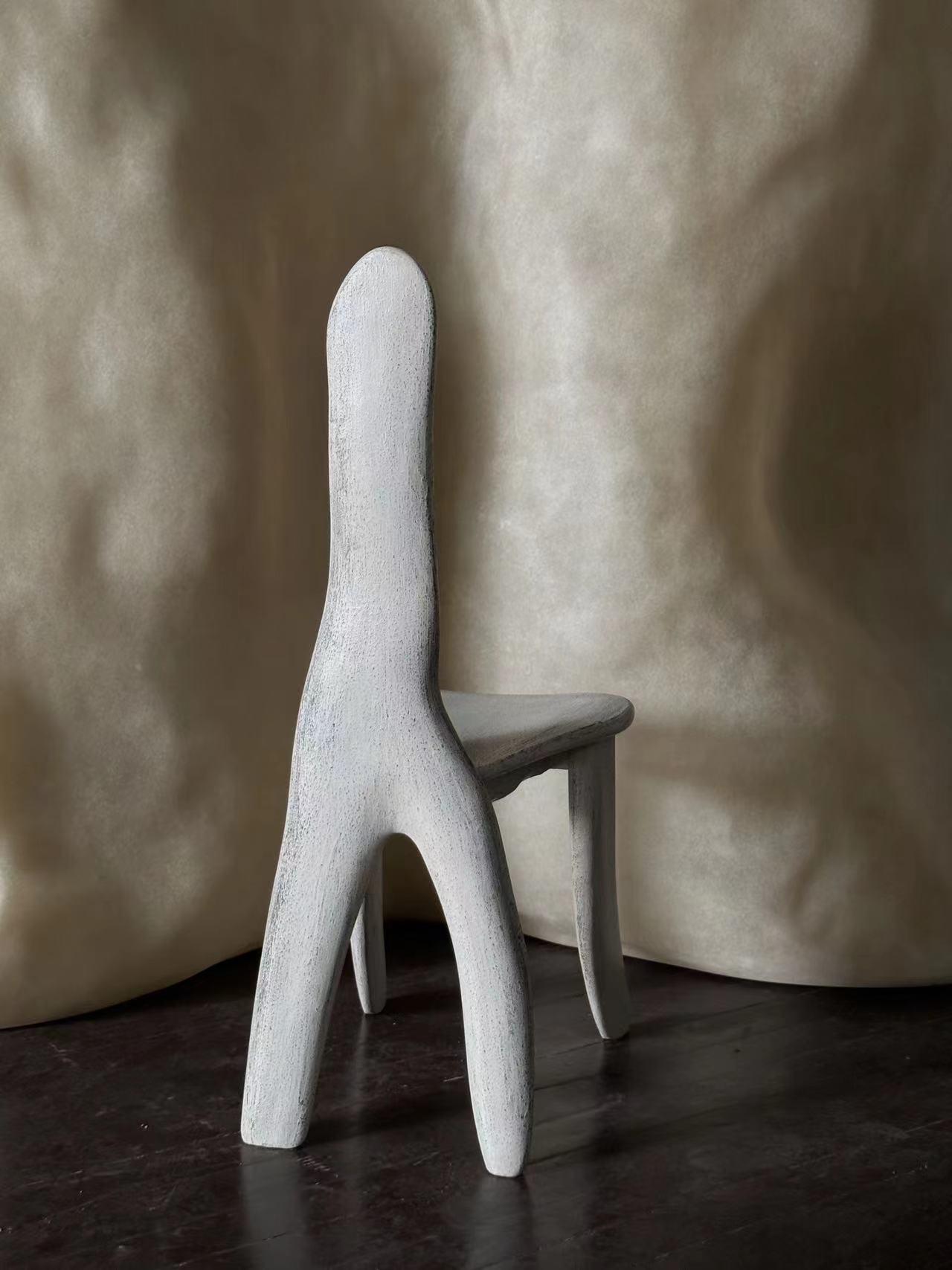 Modern Oracle Bone Script Chair by kar For Sale