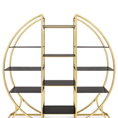 Oracle Shelf in Gold Finish