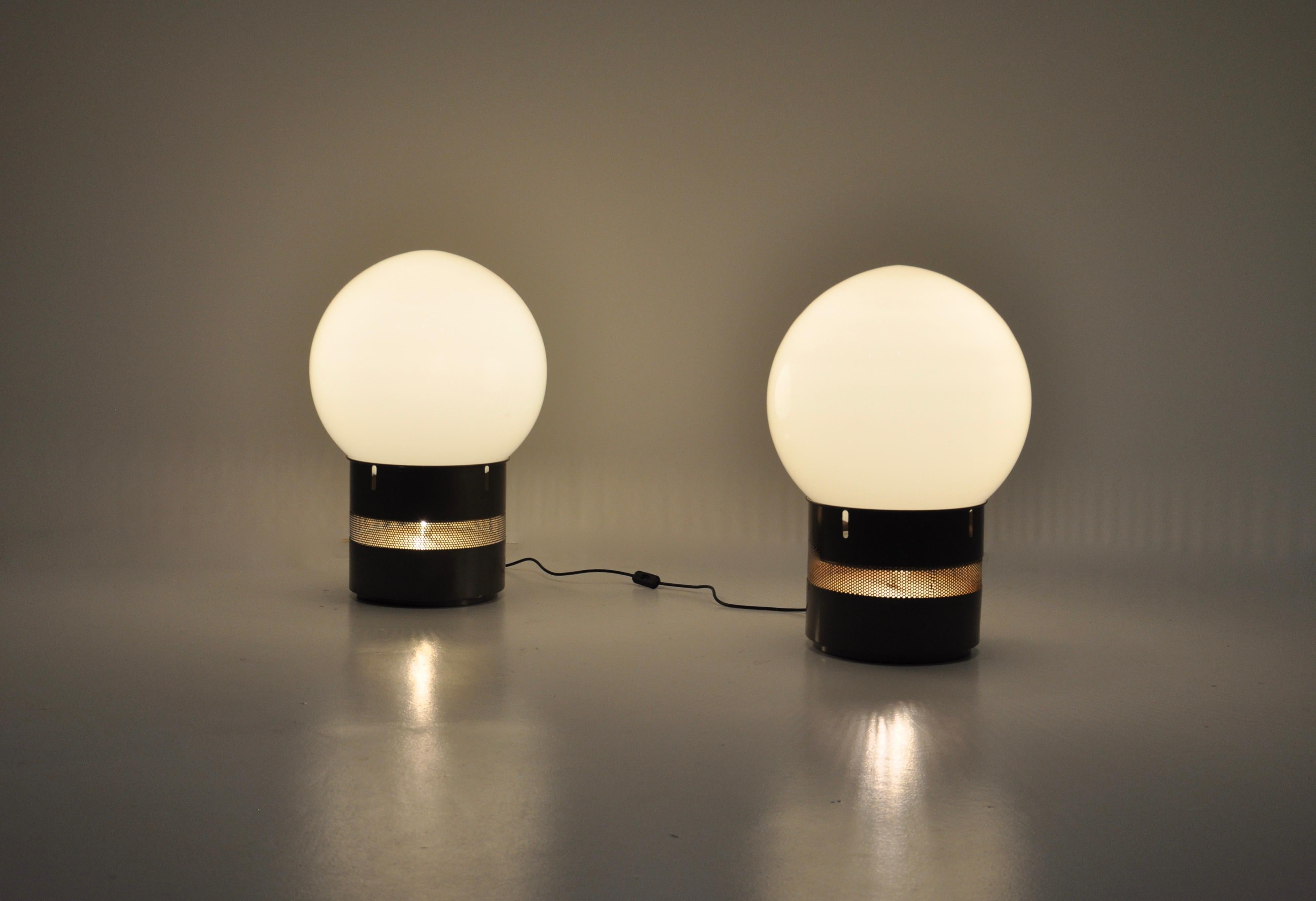 Mid-Century Modern Oracle Table Lamp by Gae Aulenti for Artemide, 1968 Set of 2