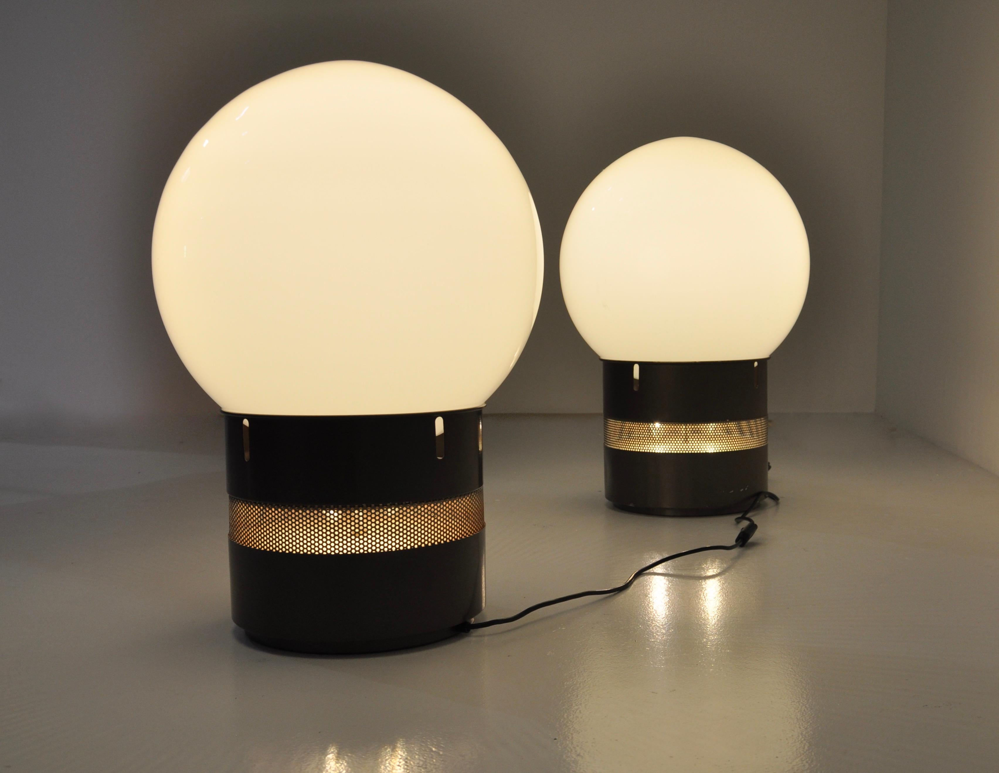 Metal Oracle Table Lamp by Gae Aulenti for Artemide, 1968 Set of 2