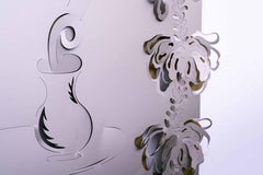Oracolo Metallic-Wandteppich aus pulverbeschichtetem Aluminium von Altreforme