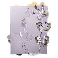 Oracolo Metallic-Wandteppich aus pulverbeschichtetem Aluminium von Altreforme