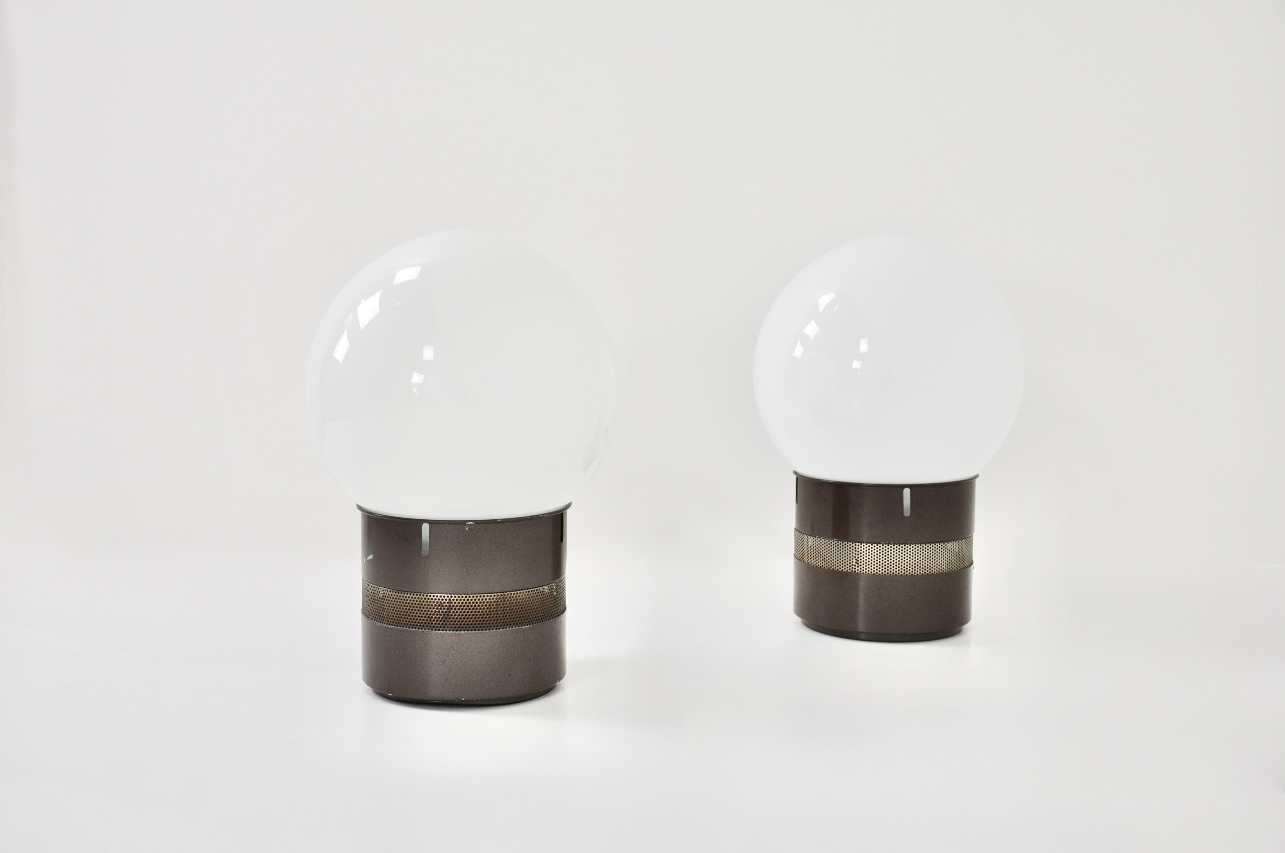 Mid-Century Modern Oracolo Table Lamp by Gae Aulenti for Artemide, 1969 Set of 2 For Sale