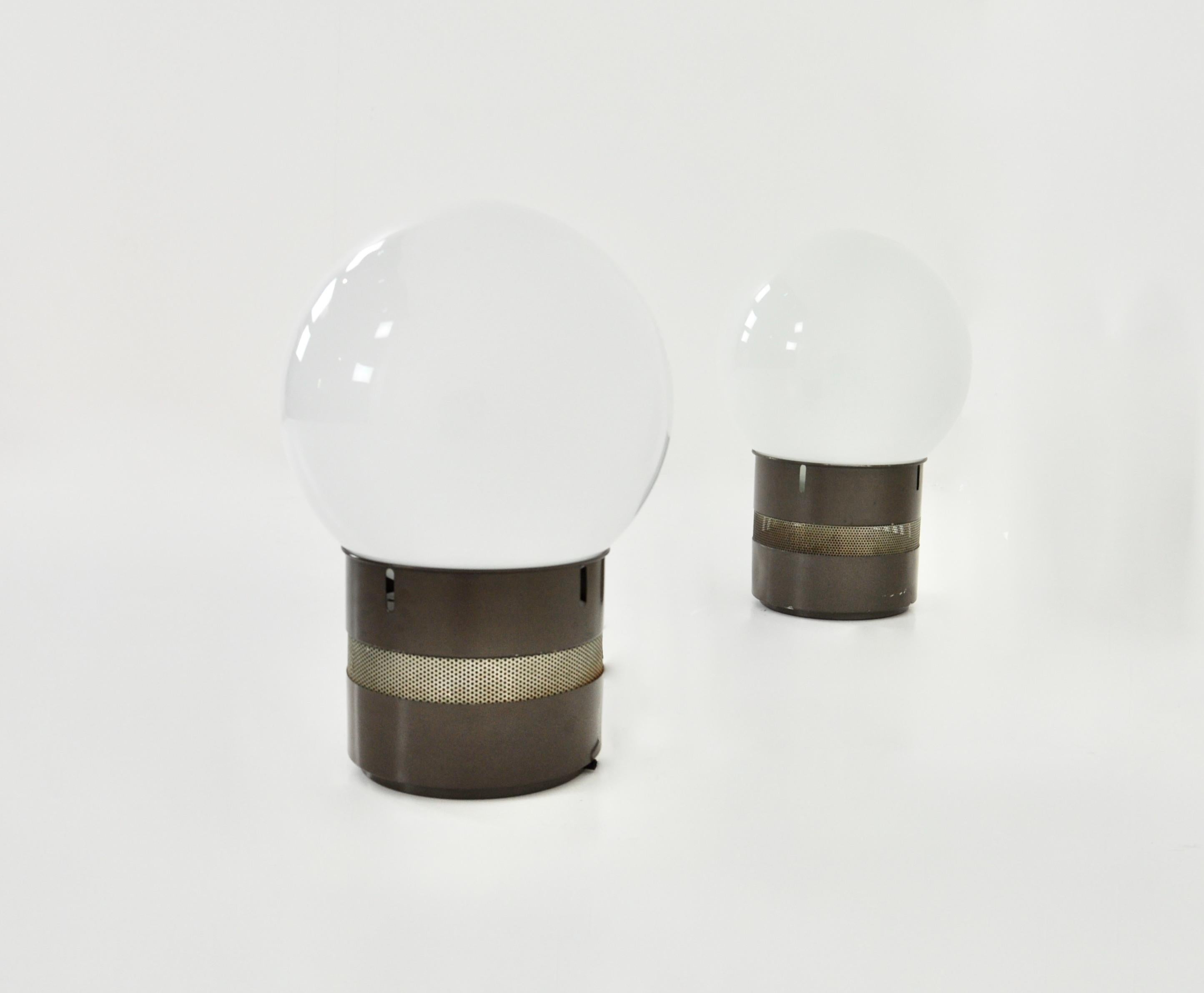 Metal Oracolo Table Lamp by Gae Aulenti for Artemide, 1969 Set of 2 For Sale