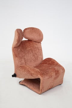 Orange 111 Wink Chaise Longue by Toshiyuki Kita for Cassina