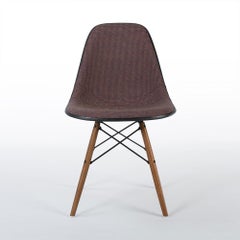Orange and Blue Herman Miller Original Vintage Eames DSW Side Shell Chair