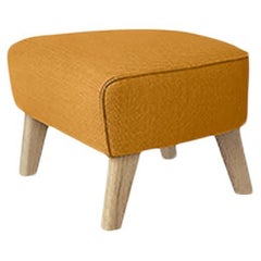 Orange and Natural Oak Raf Simons Vidar 3 My Own Chair Footstool by Lassen