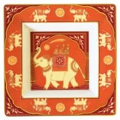 Porcelain Jewelry Dish with Elephant Design by Rosenthal
