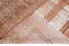 Orange Antique Malayer Handmade Wool Runner