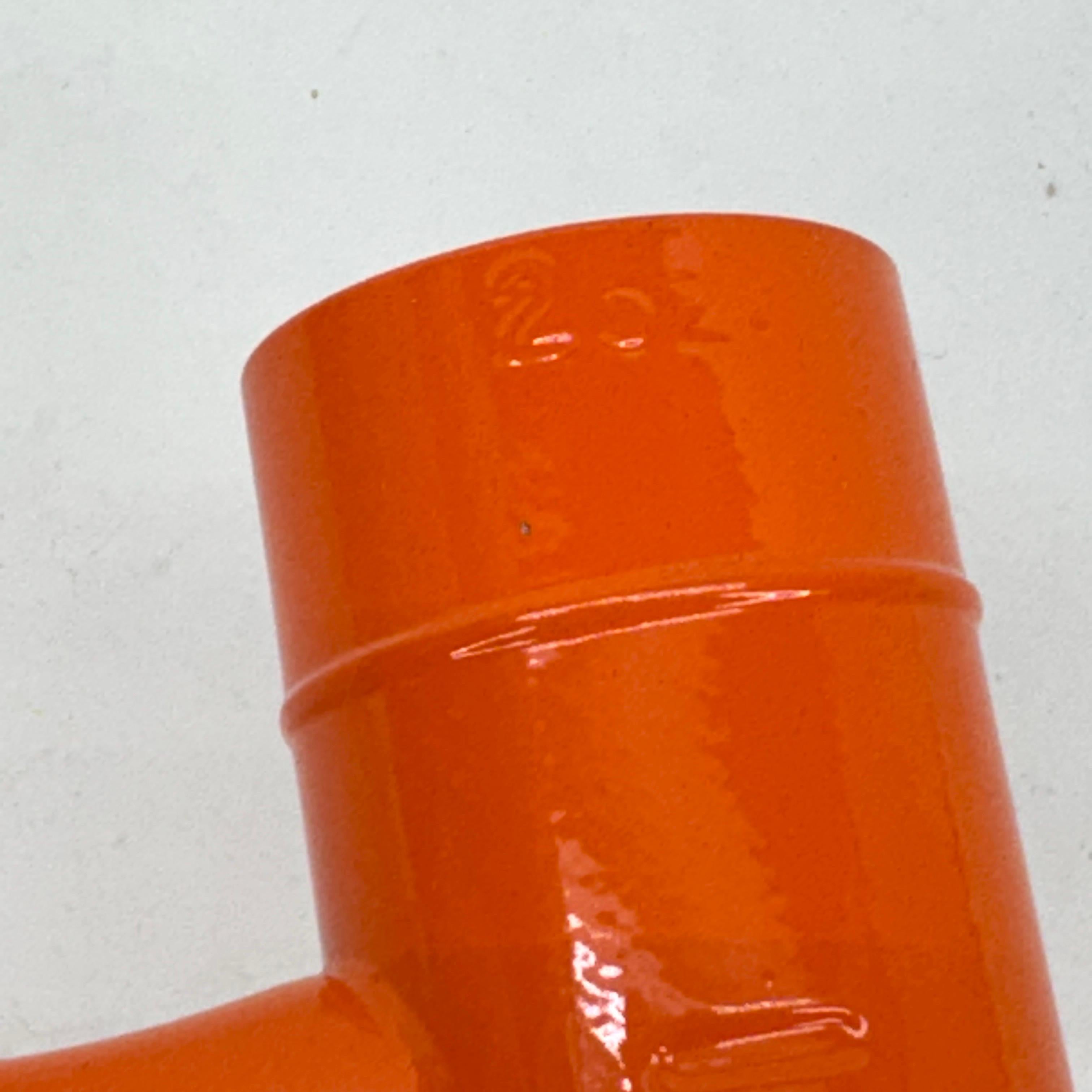 Orange Art Deco Chase Barware Alcohol Measuring Cup For Sale 2