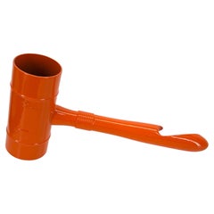 Tazza dosatrice per alcolici arancione Art Deco Chase Barware