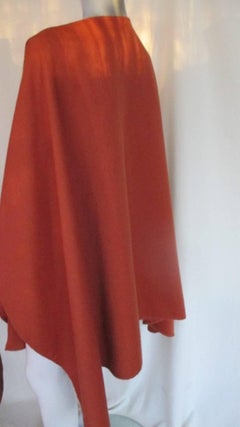Orange Baby Alpaca Cape