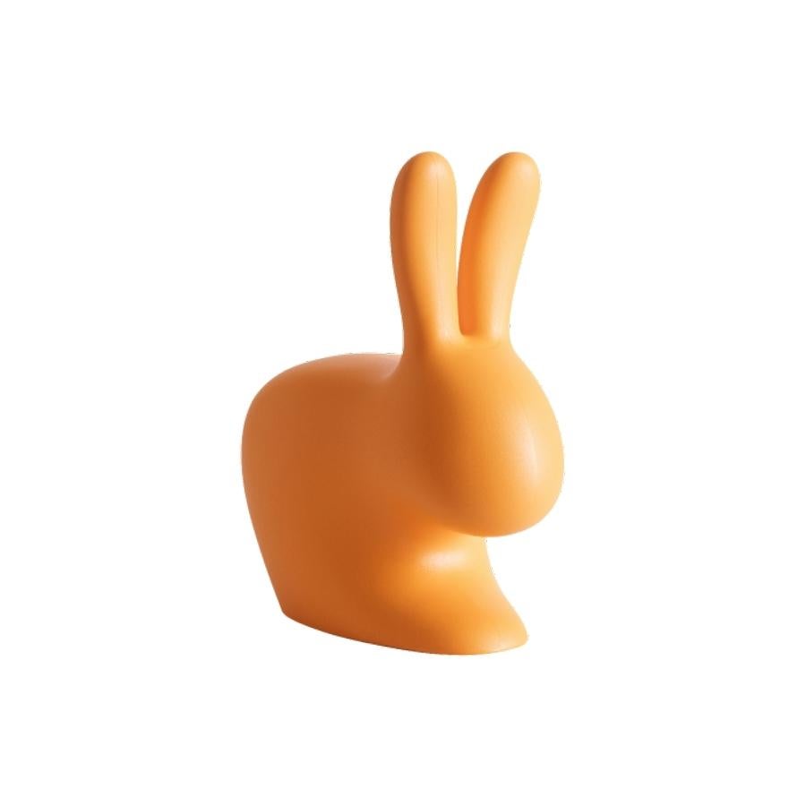 Modern Orange Baby Rabbit Chair by Stefano Giovannoni For Sale