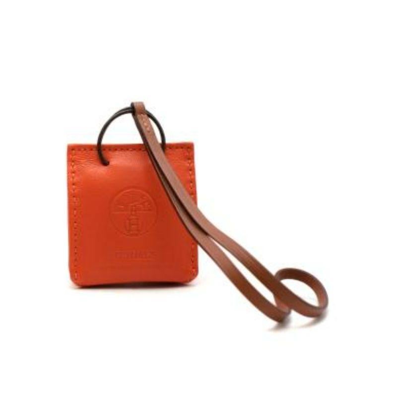 Orange Bag Charm For Sale 1