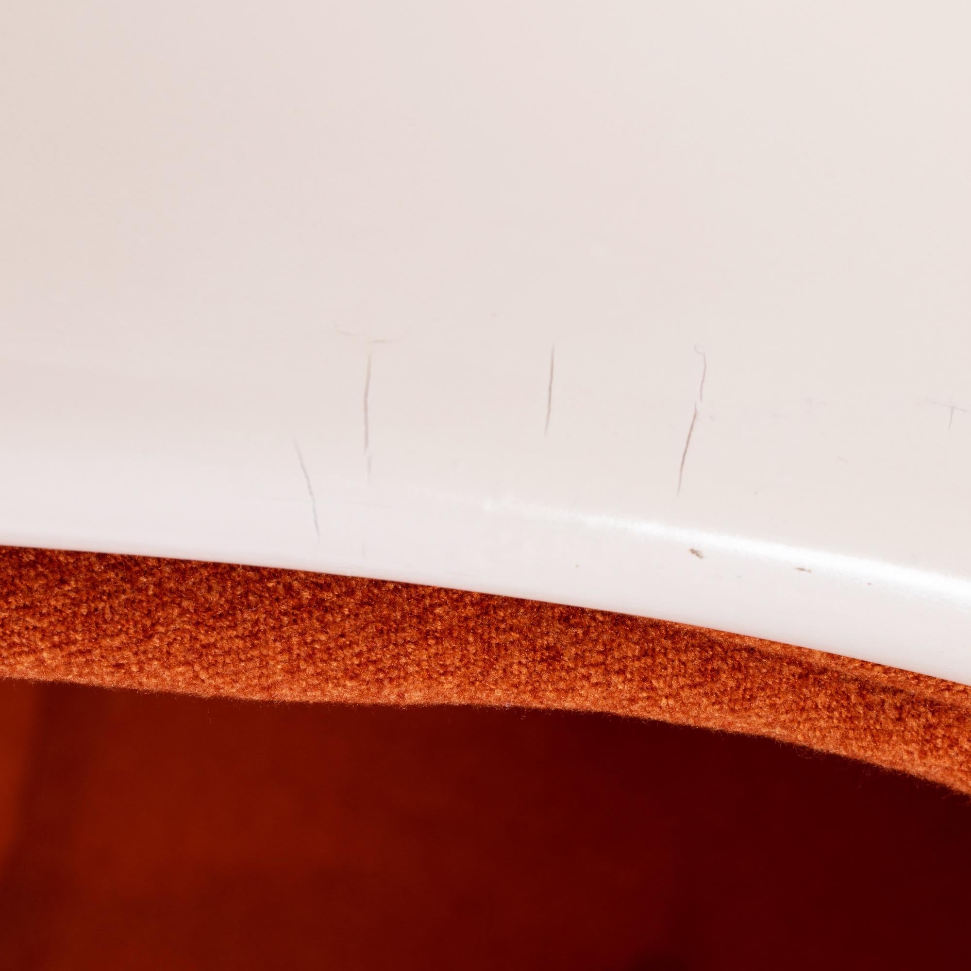 Orange Ball Chair nach dem Modell von Eero Aarnio:: Wolle und Glasfaser 10