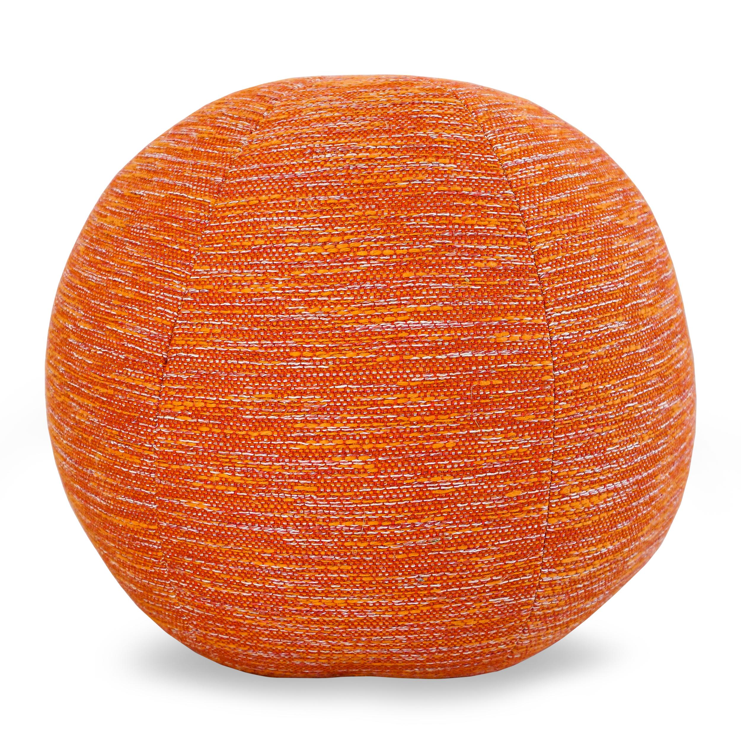 Moderne Coussin à boules orange en vente