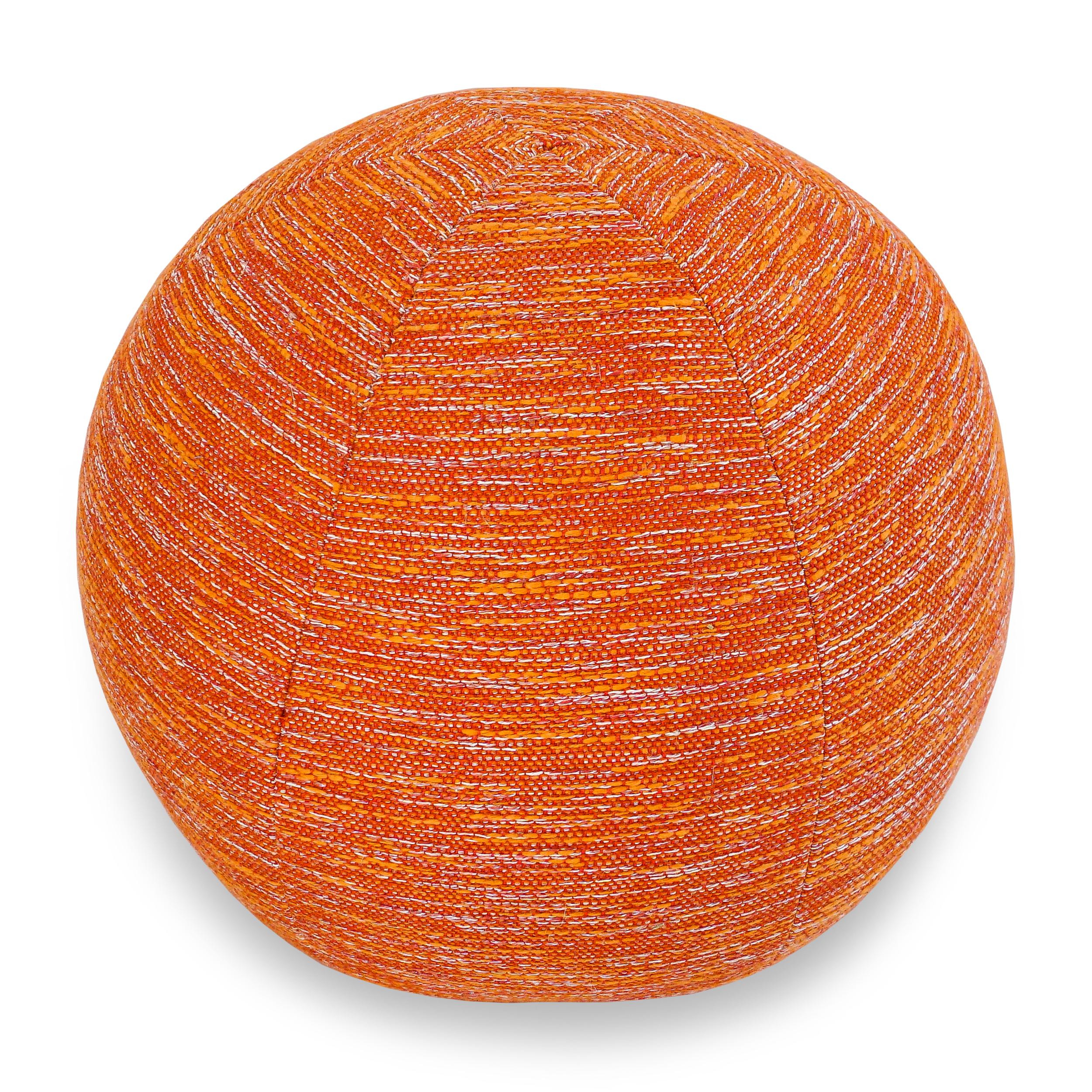 Modern Orange Ball Pillow For Sale