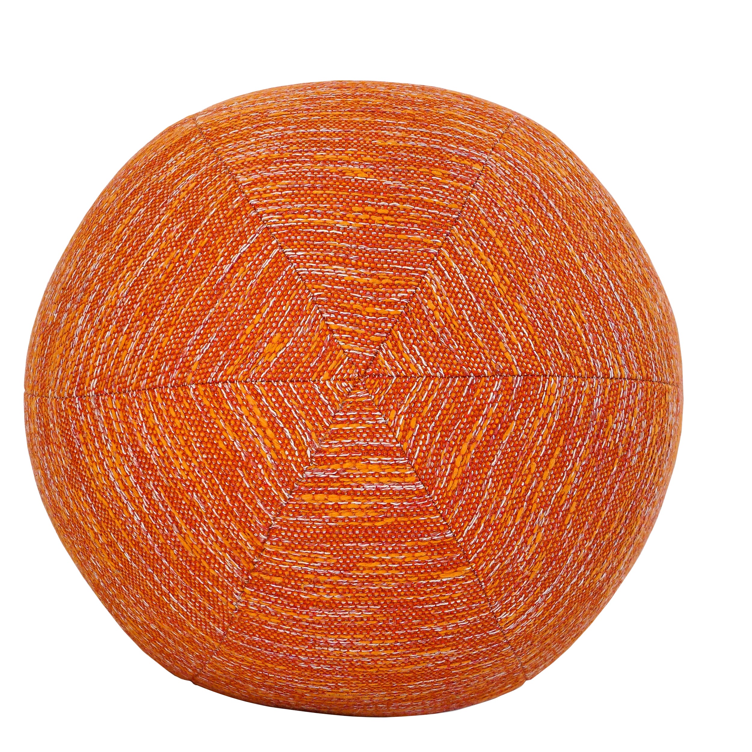 Coussin à boules orange