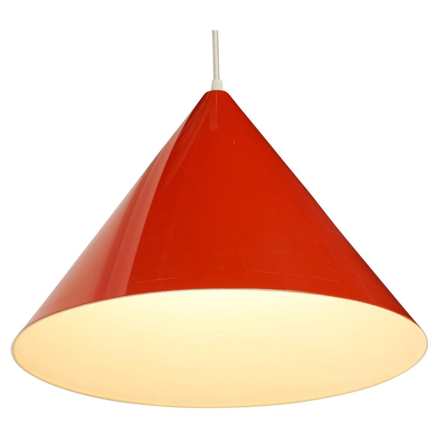 Orange Billiard Lamp by Louis Poulsen For Sale