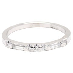 Anillo de diamantes Orange Blossom de 0,24 quilates, platino, talla 6,25
