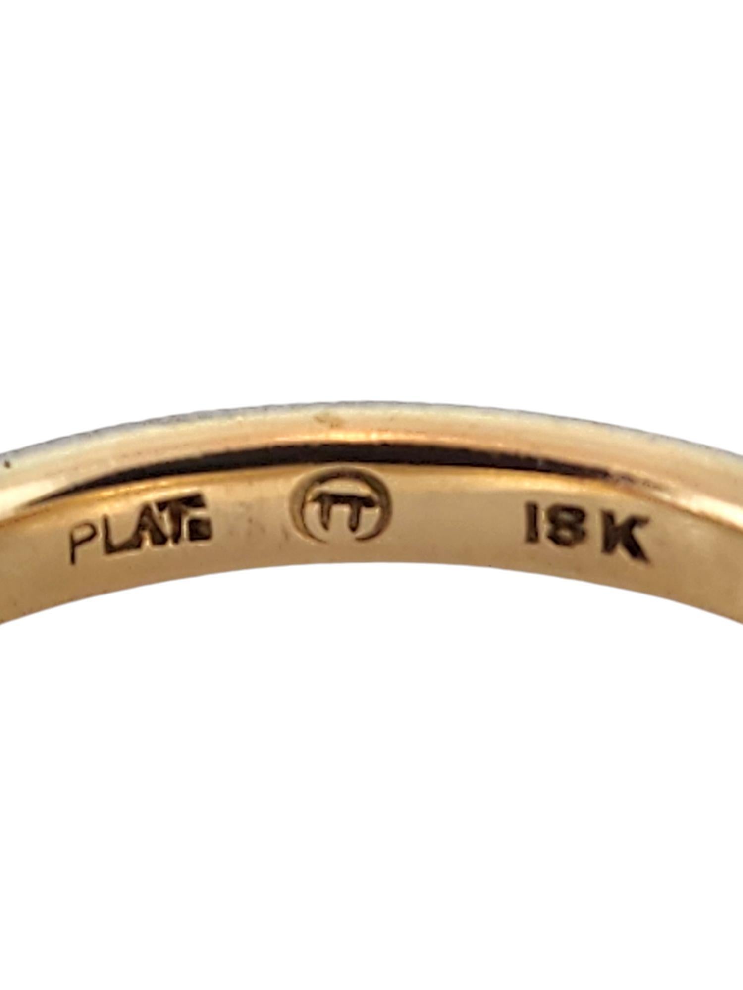 Women's Orange Blossom Antique 14K - 18K Yellow Gold  Platinum Wedding Band  #20079