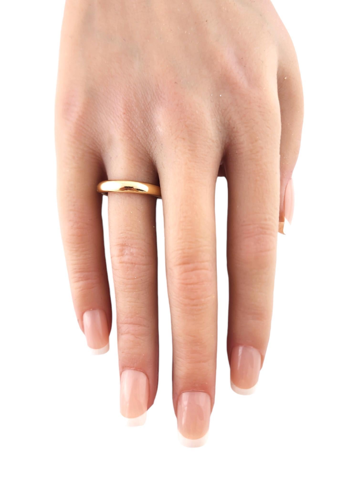 Orange Blossom Antique 14K - 18K Yellow Gold  Platinum Wedding Band  #20079 3