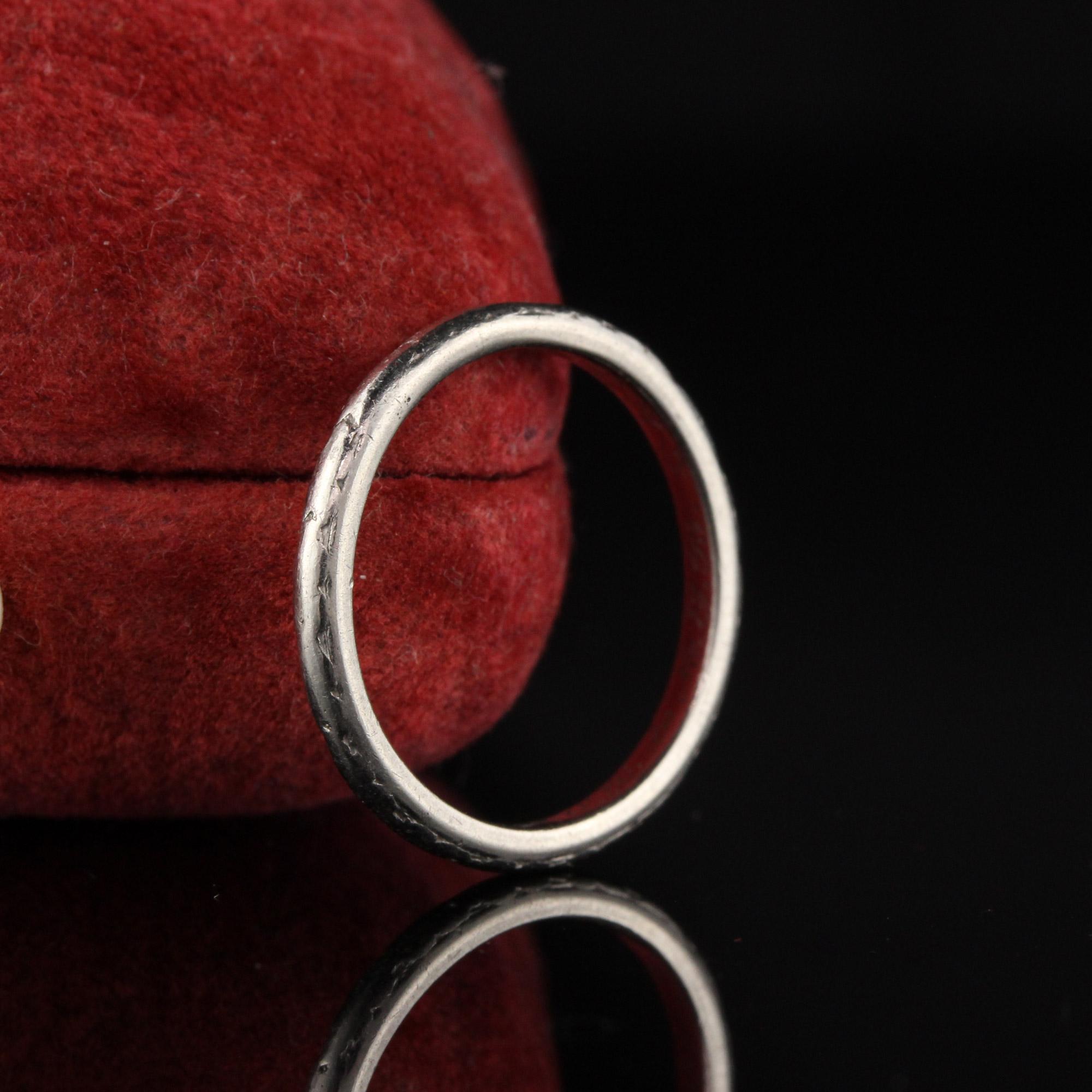 orange blossom wedding band