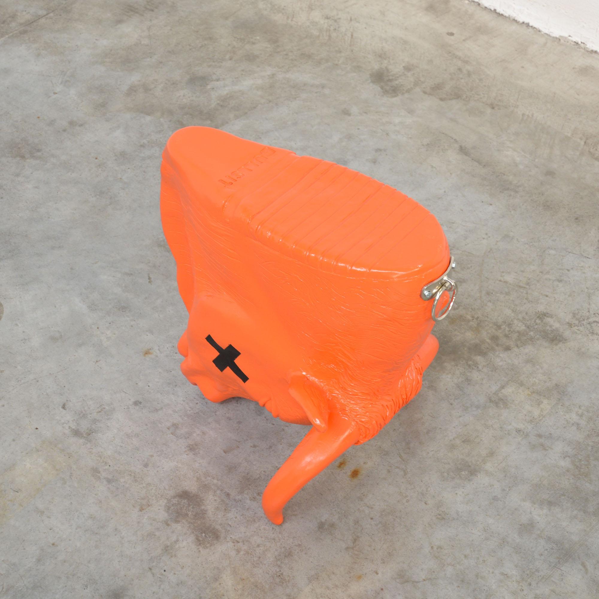 Contemporary Orange Bullsit by Hans Weyers, 2019