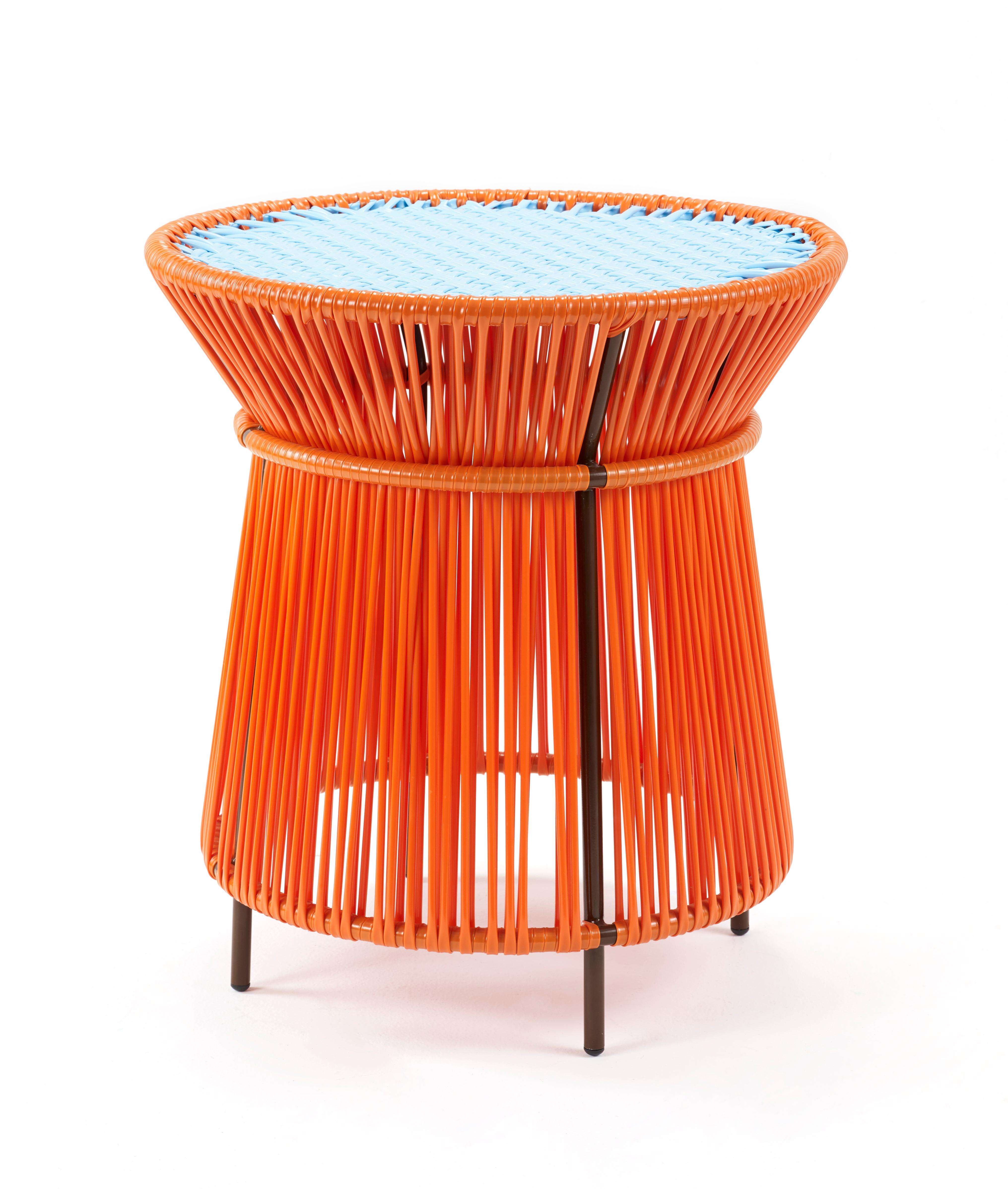 Modern Orange Caribe High Table by Sebastian Herkner For Sale