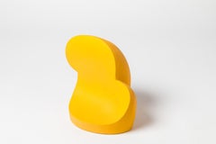 Sculpture abstraite orange de Julia Huteau