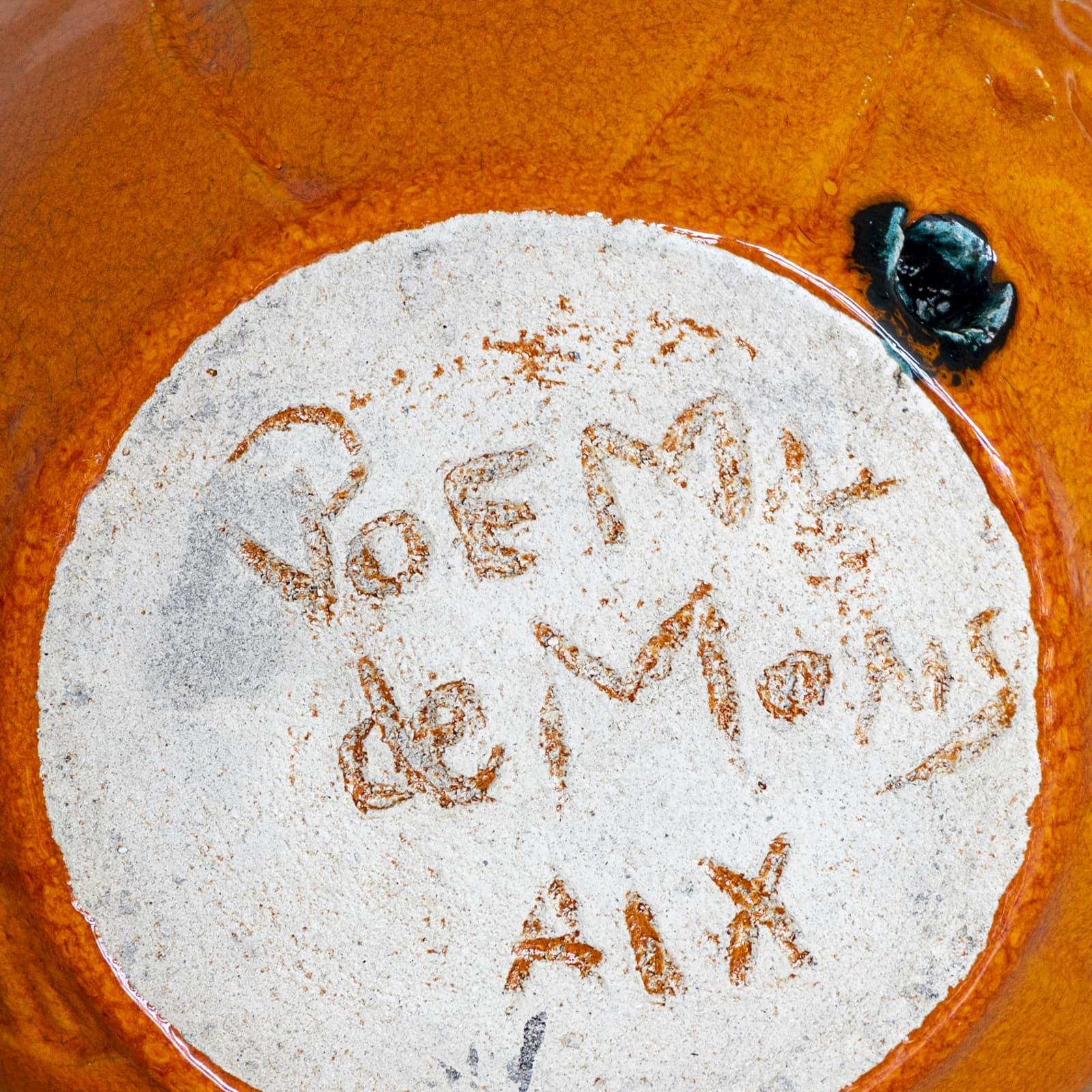 XXI secolo e contemporaneo Vaso in ceramica arancione di Poemu, Francia 2023 in vendita